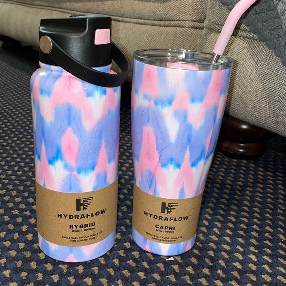 Hydraflow Other - triple wall vacuum insulated drinking cups/thermoses copper lined matching set